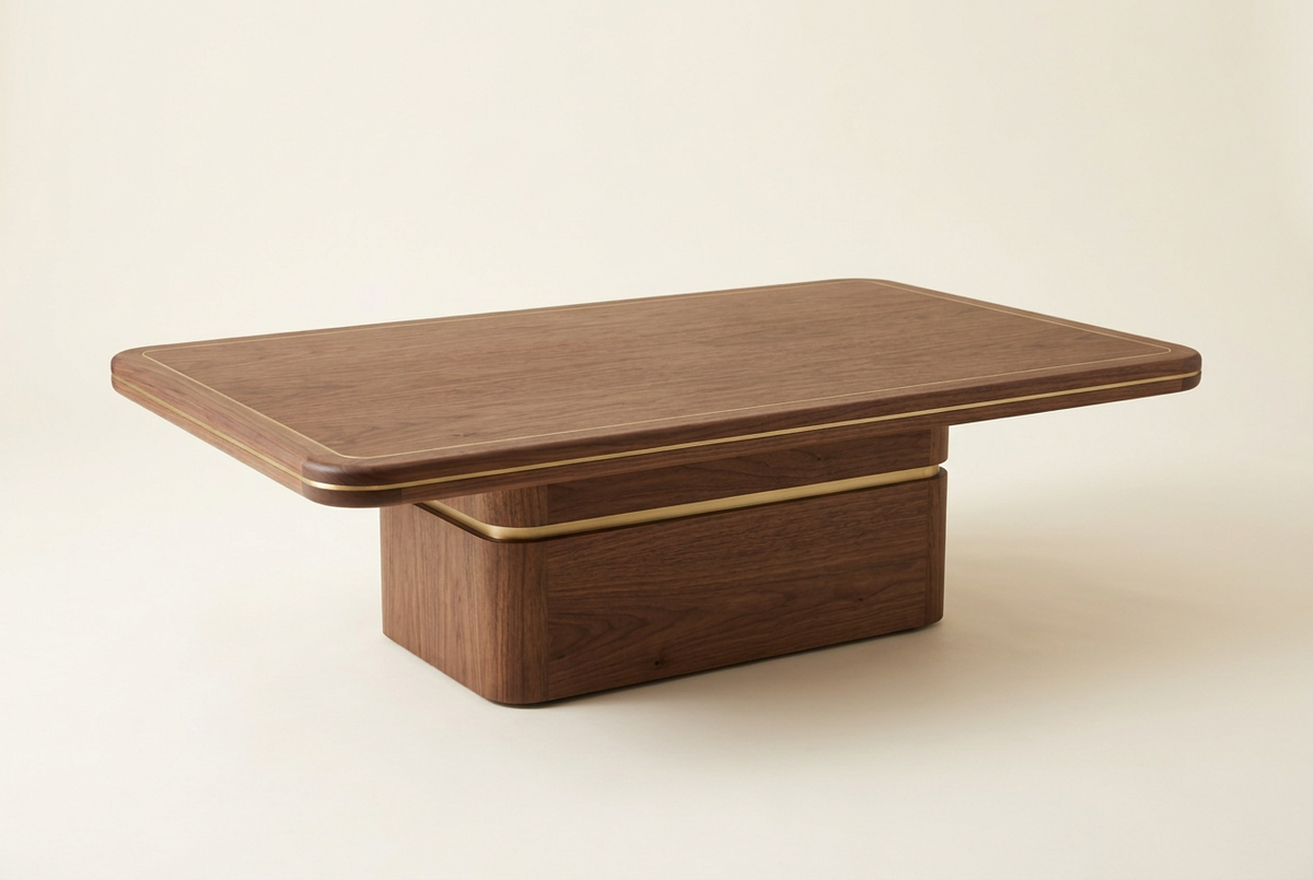 AI-generated high-end custom centre table concept