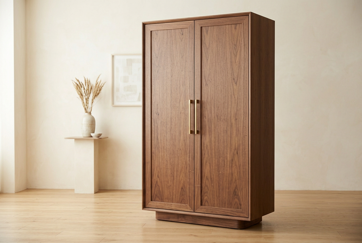 AI-generated high-end custom kitchen pantry concept